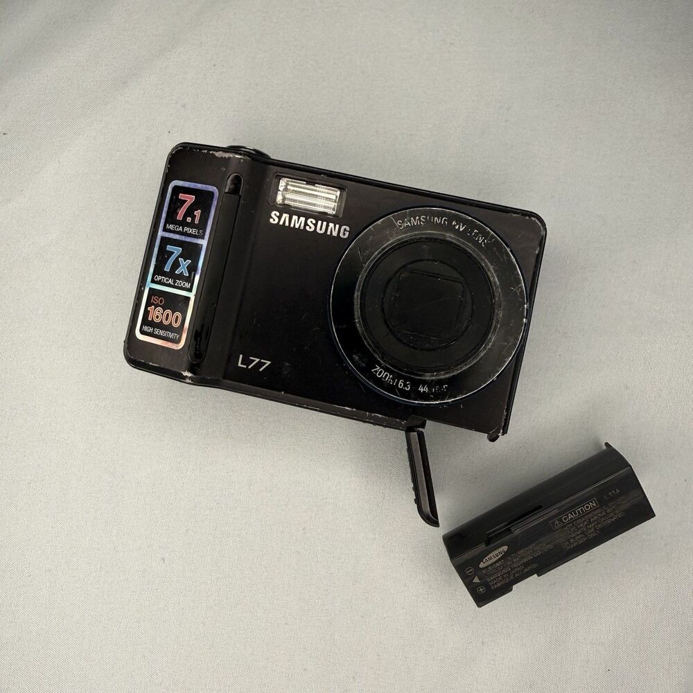 Samsung S850 Black Digital Camera 8.1MP 5X Optical Zoom Not Tested Repair/Parts?